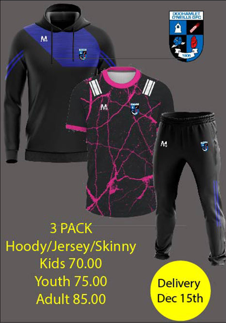 Doohamlet 3 Pack Hoody/Jersey/Skinny (Pink)